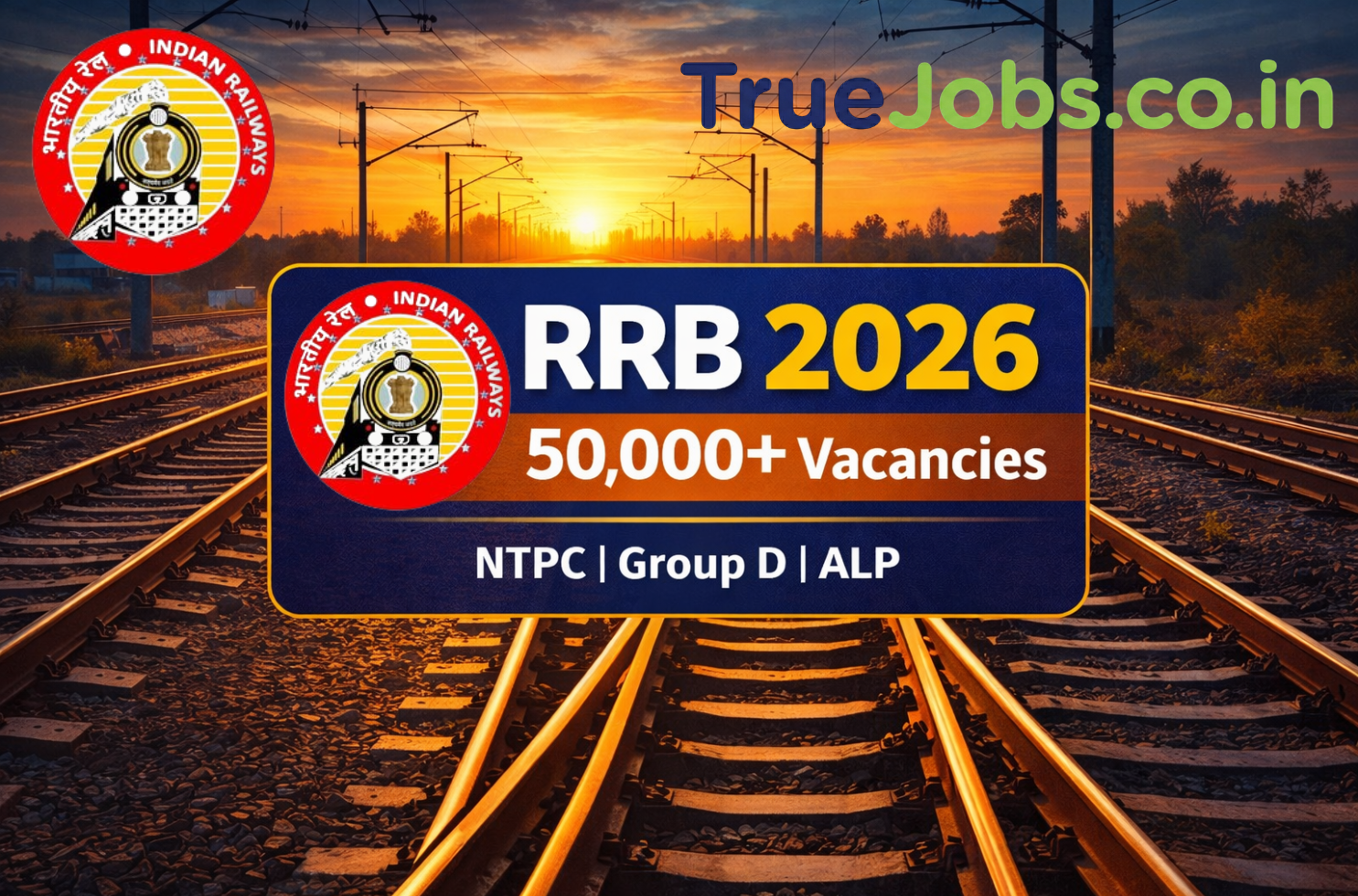 Cover image for Railway Recruitment 2026: 50,000+ Expected Vacancies, Department-Wise Full Update